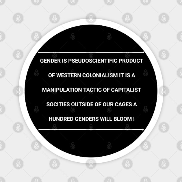 gender is pseudoscientific Magnet by itacc